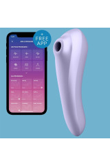 SATISFYER - VIBRATORE DUAL PLEASURE AIR PULSE MAUVE