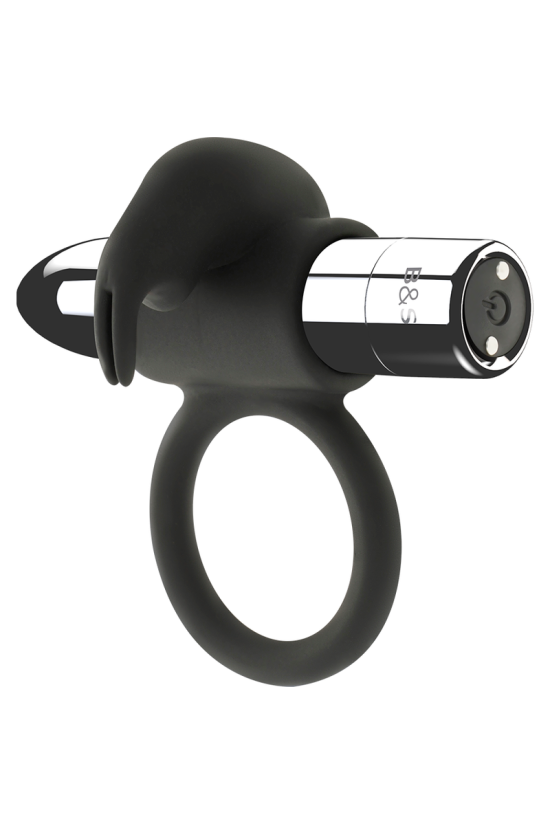 BLACK&SILVER - ANELLO RICARICABILE BURTON 10 MODALITÀ DI VIBRAZIONE