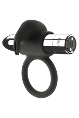 BLACK&SILVER - ANELLO RICARICABILE BURTON 10 MODALITÀ DI VIBRAZIONE