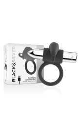 BLACK&SILVER - ANELLO RICARICABILE BURTON 10 MODALITÀ DI VIBRAZIONE