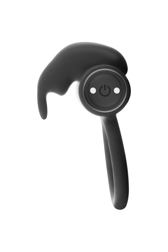 BLACK&SILVER - ANELLO BURTON 10 MODALITÀ DI VIBRAZIONE NERO