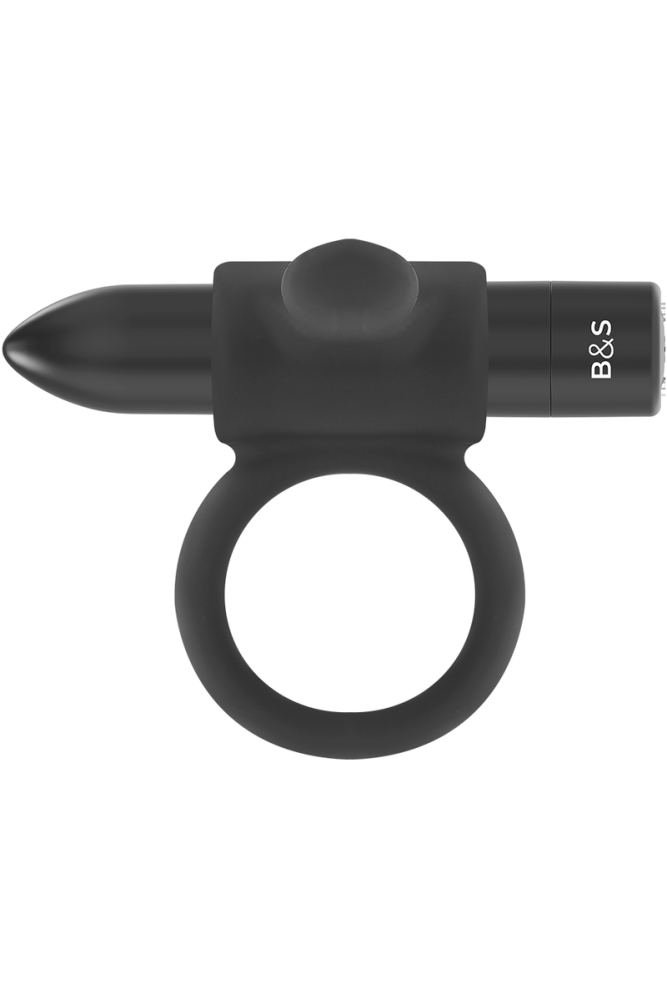 BLACK&SILVER - ANELLO RICARICABILE CAMERON BLACK