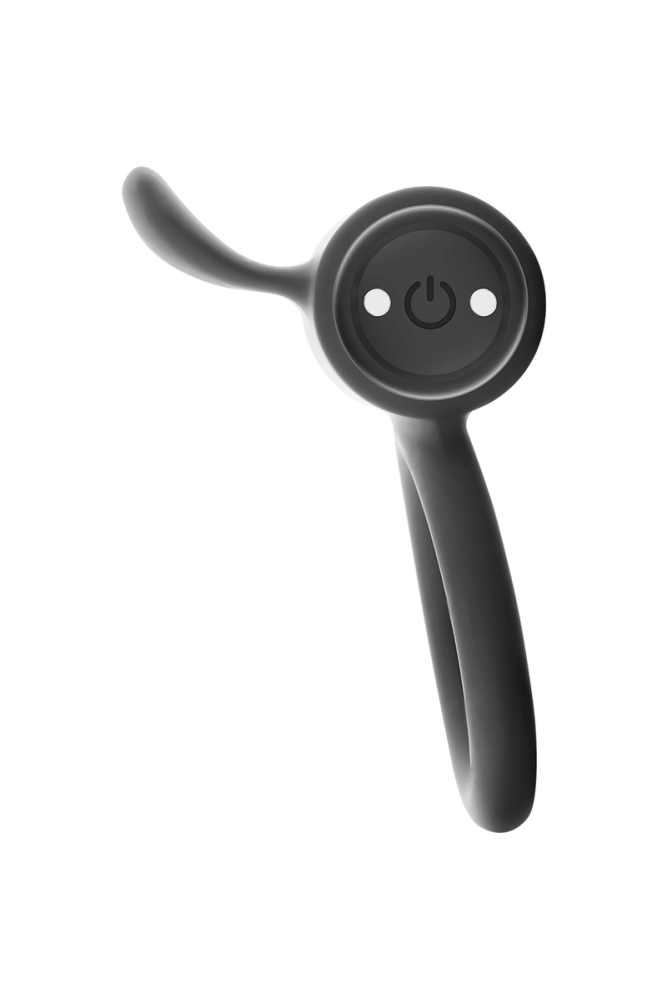 BLACK&SILVER - ANELLO RICARICABILE CAMERON BLACK