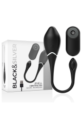 BLACK&SILVER - UOVO VIBRANTE RICARICABILE JENELL