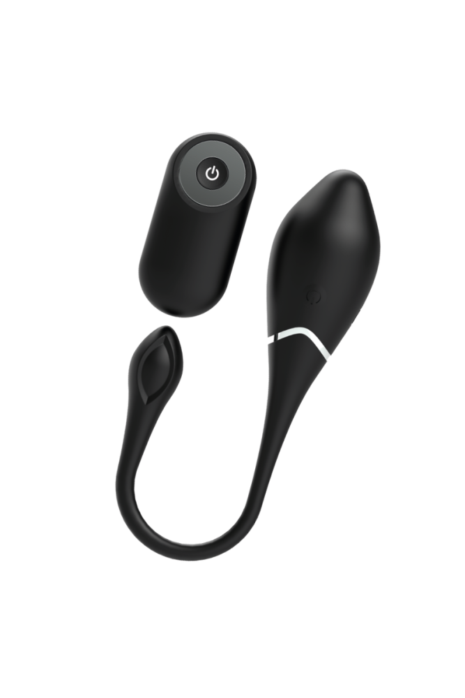 BLACK&SILVER - UOVO VIBRANTE RICARICABILE JENELL