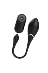 BLACK&SILVER - UOVO VIBRANTE RICARICABILE JENELL