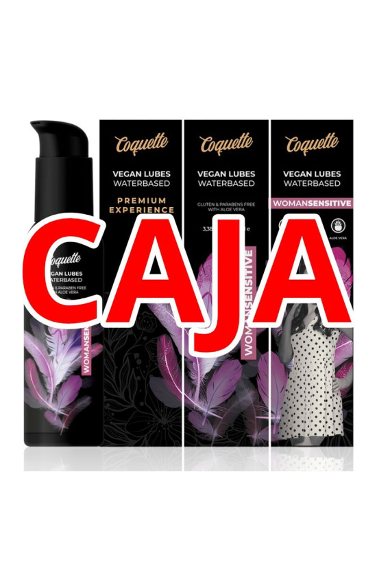 COQUETTE CAJA PREMIUM EXPERIENCE LUBRICANTE VEGANO WOMANSENSITIVE 100ML