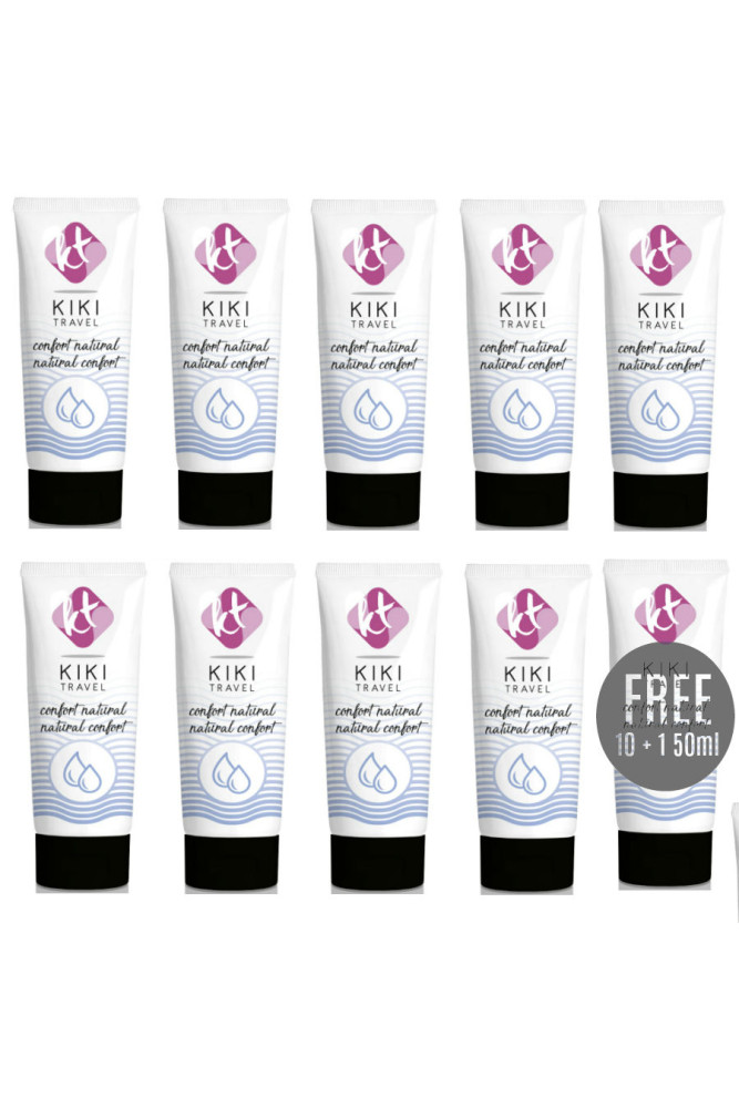 KIKÍ TRAVEL - LUBRIFICANTE NATURALE CONFORT 50 ML 10 + 1 OMAGGIO
