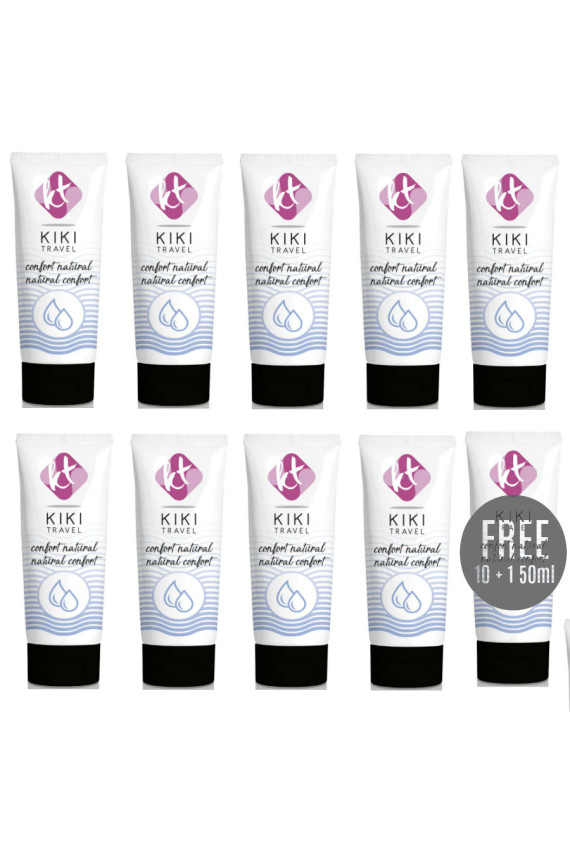 KIKÍ TRAVEL - LUBRIFICANTE NATURALE CONFORT 50 ML 10 + 1 OMAGGIO