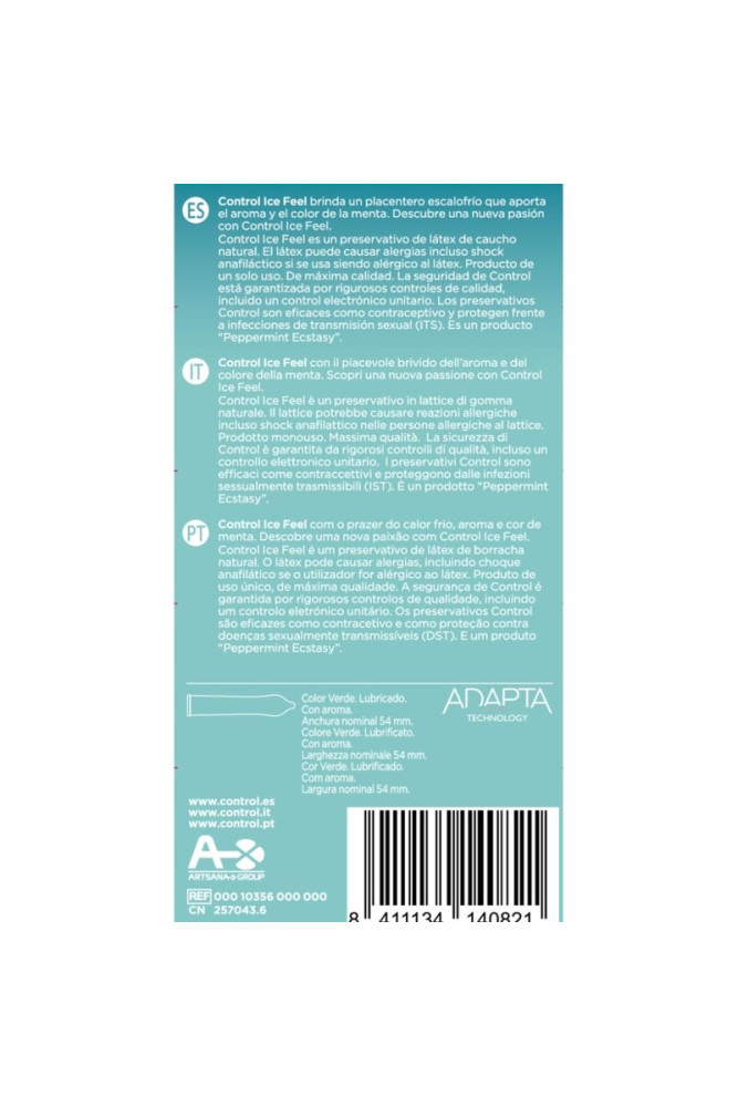 CONTROL - EFFETTO ICE FEEL COOL 10 UNITÀ