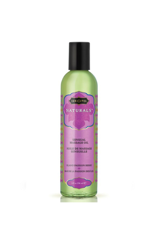 KAMASUTRA - OLIO DA MASSAGGIO NATURALE BACCA DELLA PASSIONE 236 ML