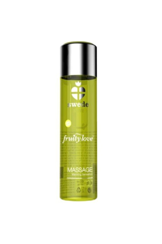 SWEDE - FRUITY LOVE OLIO DA MASSAGGIO EFFETTO RISCALDANTE VANIGLIA E PERA ORO 60 ML.