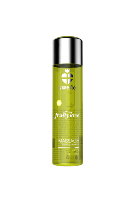 SWEDE - FRUITY LOVE OLIO DA MASSAGGIO EFFETTO RISCALDANTE VANIGLIA E PERA ORO 120 ML