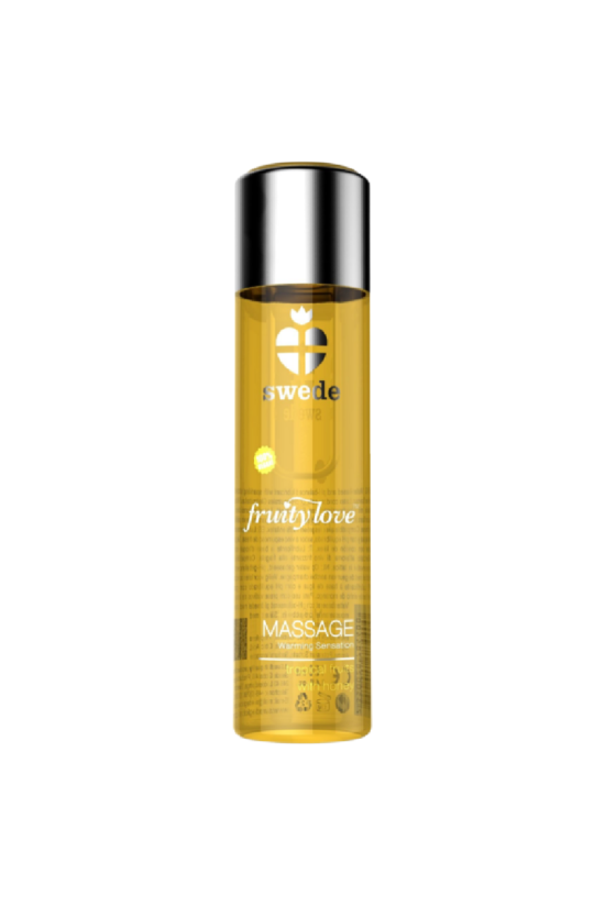 SWEDE - FRUITY LOVE OLIO DA MASSAGGIO EFFETTO RISCALDANTE FRUTTATO TROPICALE CON MIELE 120 ML.