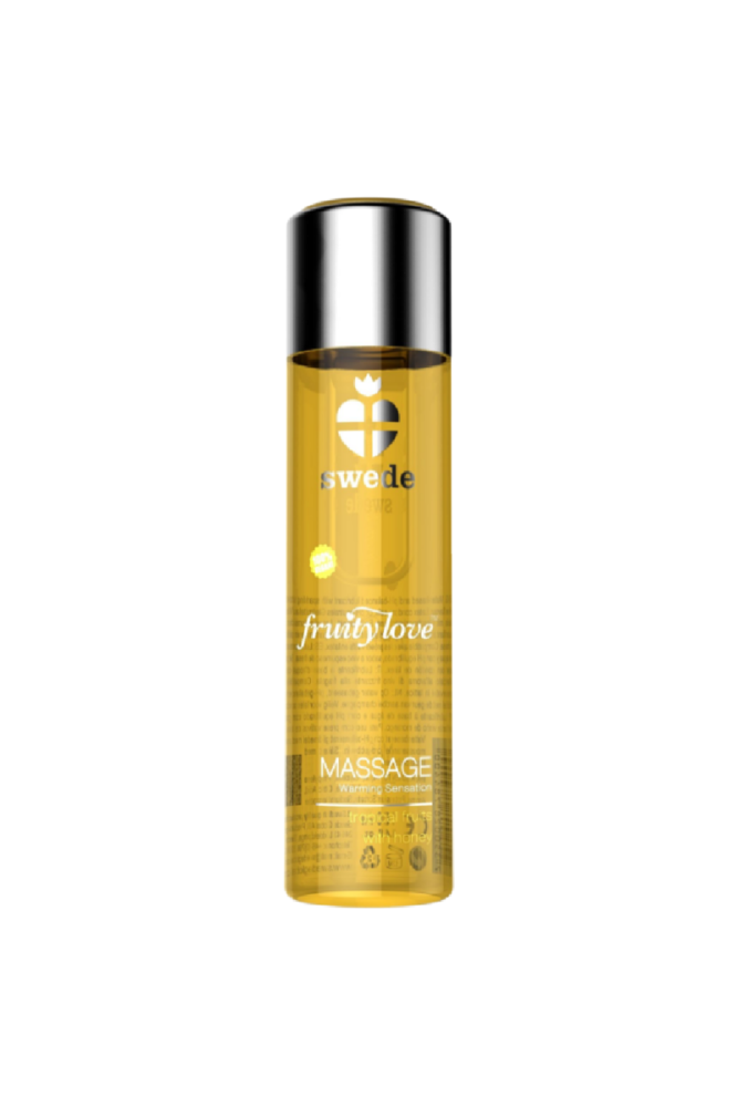 SWEDE - FRUITY LOVE OLIO DA MASSAGGIO EFFETTO RISCALDANTE FRUTTATO TROPICALE CON MIELE 120 ML.