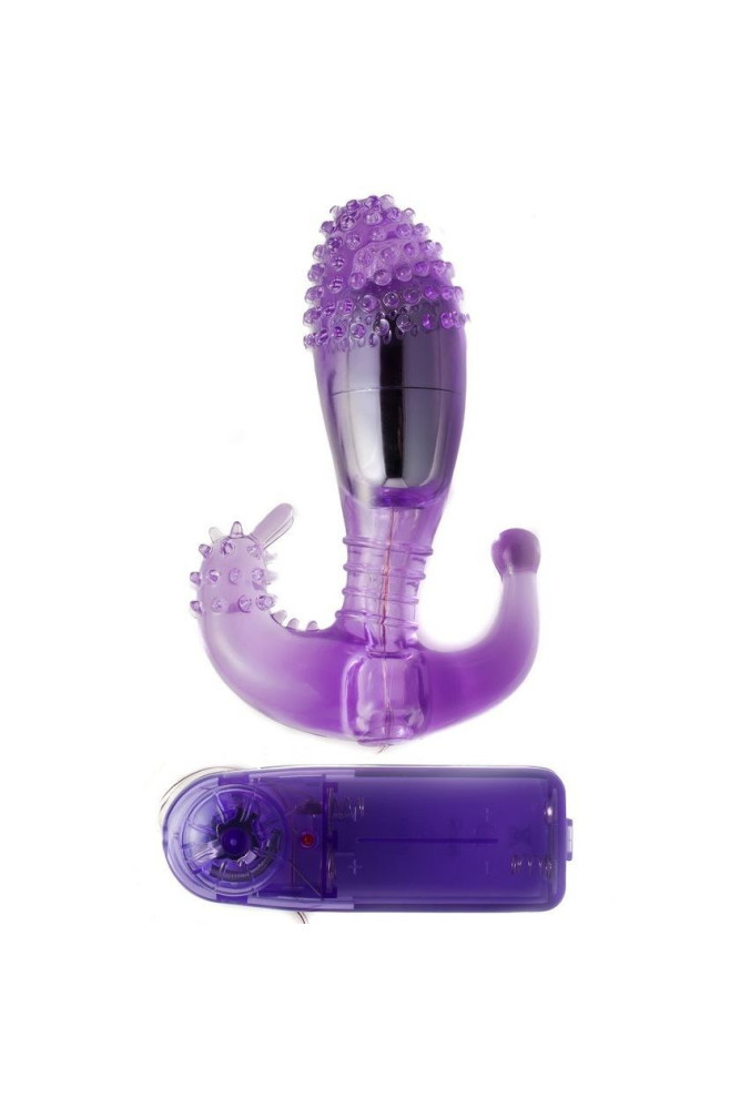 BAILE - STIMOLATORE VAGINALE E ANALE LILLA CON VIBRAZIONE