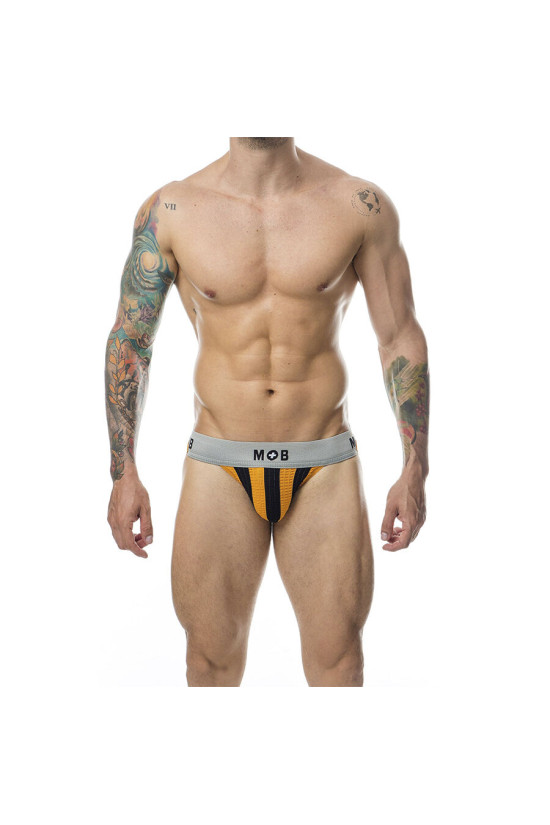 MOB - CLASSIC JOCK STRIPE ARANCIONE TAGLIA XXL