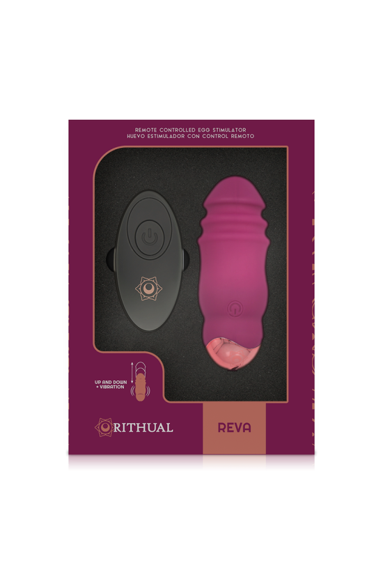 RITHUAL - REVA EGG TELECOMANDO SISTEMA UP&DOWN + VIBRAZIONE