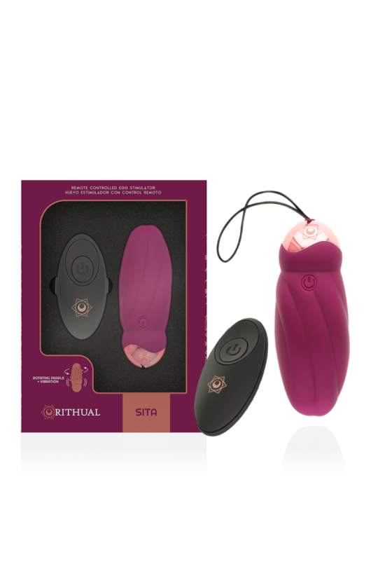RITHUAL - SITA EGG TELECOMANDO ROTAZIONE PERLINE + VIBRAZIONE