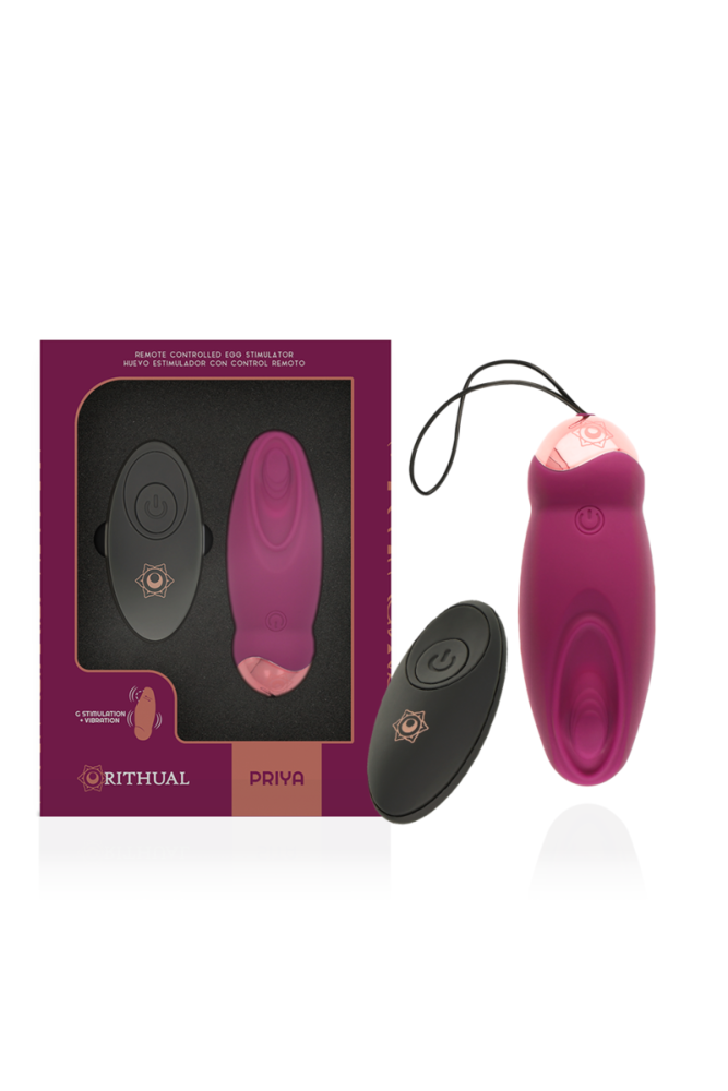 RITHUAL - PRIYA EGG TELECOMANDO G-SPOT + VIBRAZIONE