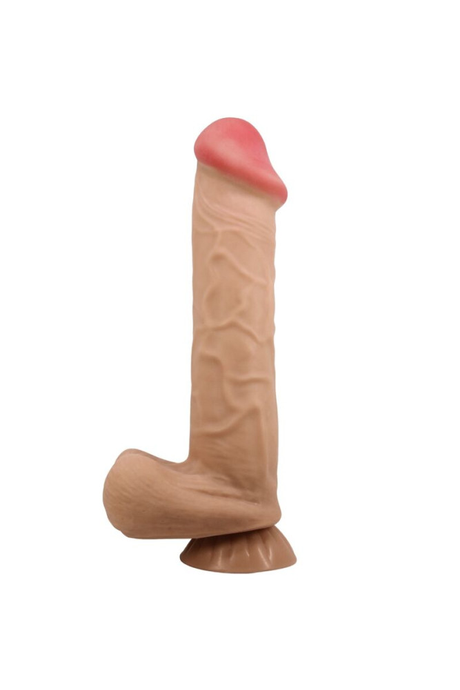 PRETTY LOVE - DILDO REALISTICO SLIDING SKIN SERIES CON VENTOSA SCORREVOLE DELLA PELLE FLESH 26 CM