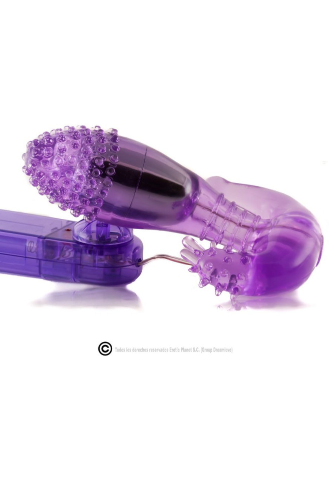 BAILE - STIMOLATORE VAGINALE E ANALE LILLA CON VIBRAZIONE