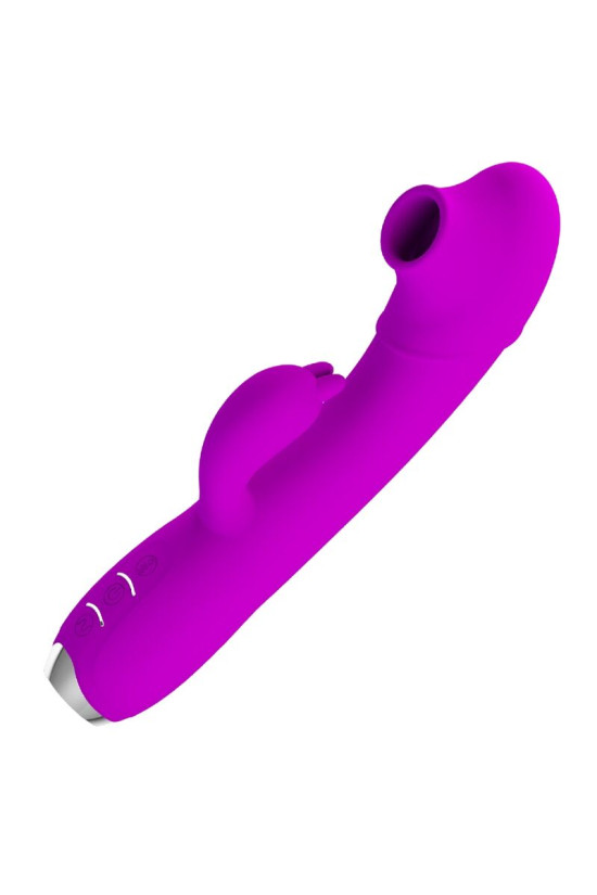 PRETTY LOVE - REGINA VIBRATORE-GEL ASPIRANTE RICARICABILE VIOLA