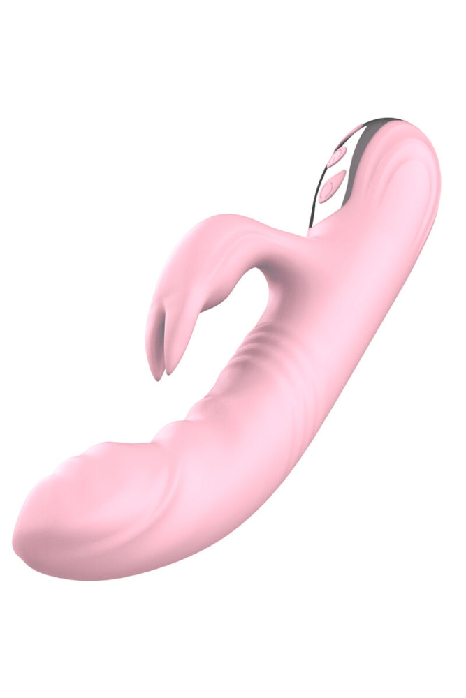 ARMONY - VIBRATORE COMPLETAMENTE FINGER RABBIT ROSA EFFETTO CALORE