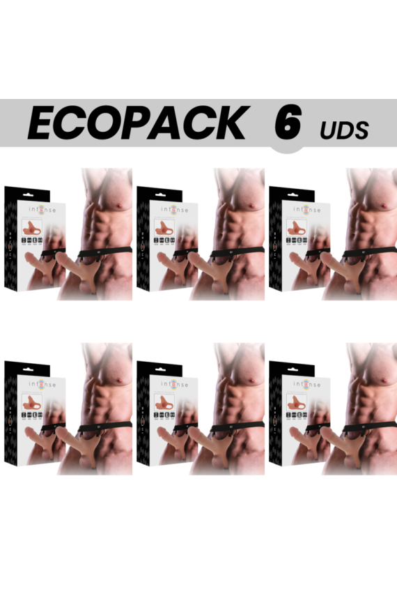 ECOPACK 6 UNIT - INTENSE IMBRACATURA CAVA CON DILDO 16 X 3