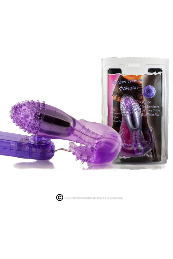 BAILE - STIMOLATORE VAGINALE E ANALE LILLA CON VIBRAZIONE