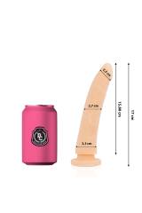 DELTA CLUB - GIOCATTOLI DILDO SILICONE MEDICO NATURALE 17 CM -O- 3 CM