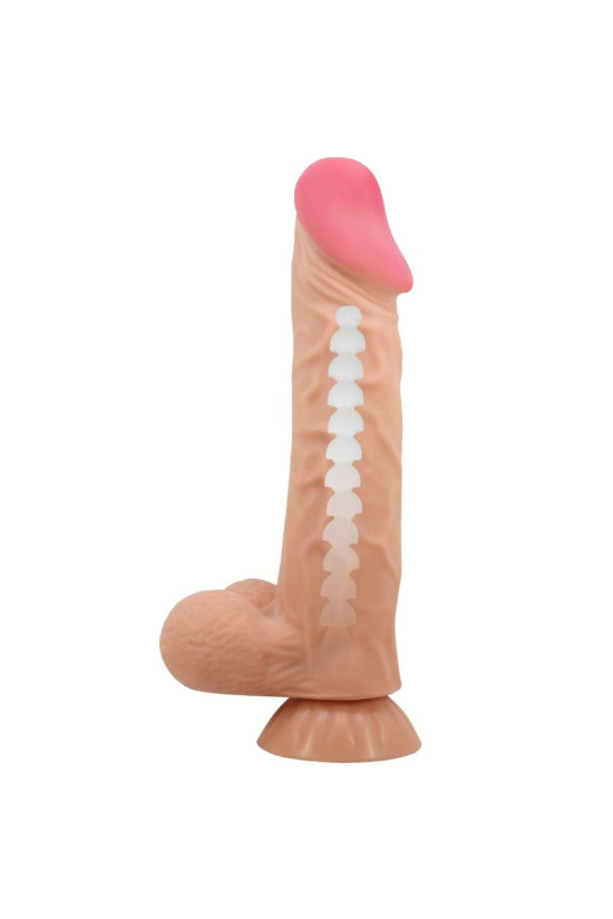 PRETTY LOVE - DILDO REALISTICO SLIDING SKIN SERIES CON VENTOSA SCORREVOLE DELLA PELLE 24 CM
