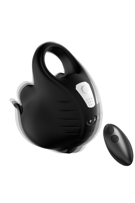 ARMONY - ANELLO VIBRATORE PER COPPE TELECOMANDO NERO