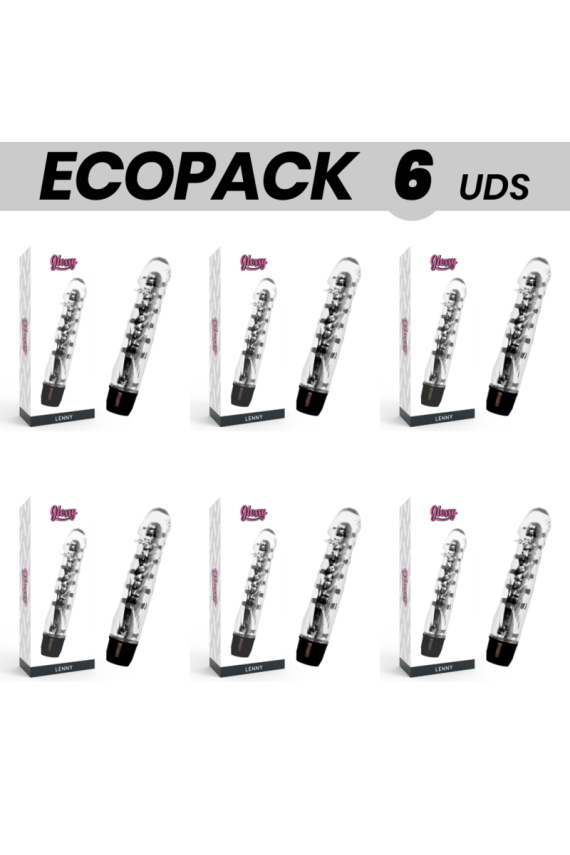 ECOPACK 6 UNIT - VIBRATORE GLOSSY LENNY NERO