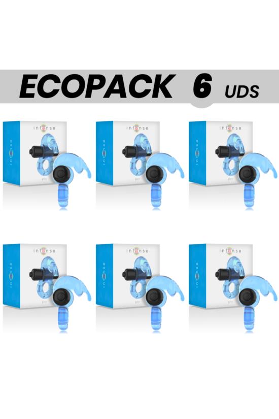 ECOPACK 6 UNIT - INTENSE ANELLO VIBRATORE FRY BLU