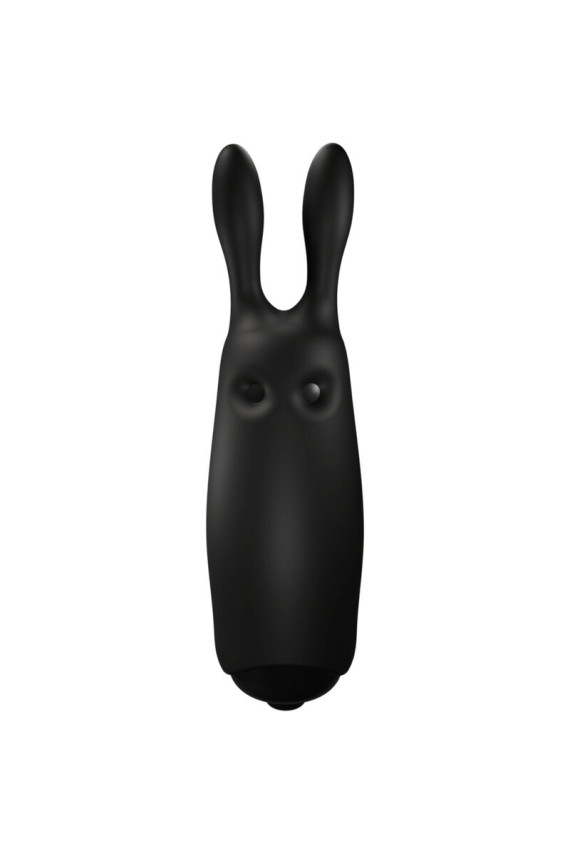 ADRIEN LASTIC - VIBRATORE CONIGLIO NERO TASCABILE IN LASTIC