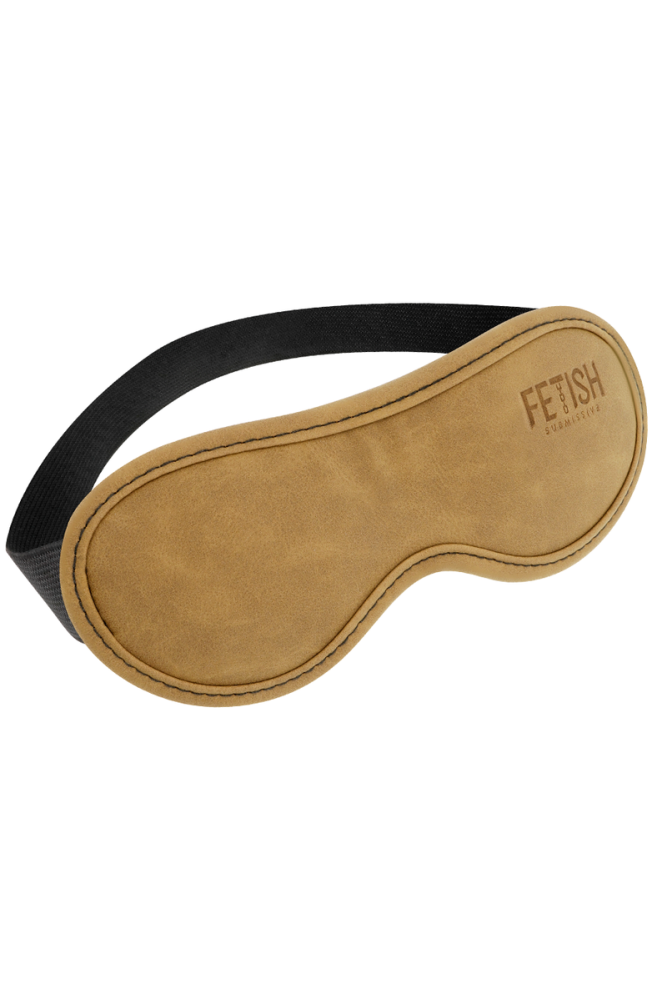 FETISH SUBMISSIVE ORIGIN - MASCHERA IN PELLE VEGANA CON FODERA IN NEOPRENE