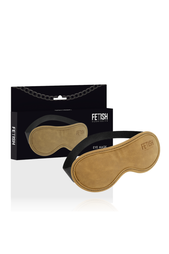 FETISH SUBMISSIVE ORIGIN - MASCHERA IN PELLE VEGANA CON FODERA IN NEOPRENE