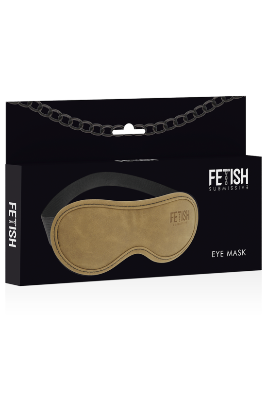 FETISH SUBMISSIVE ORIGIN - MASCHERA IN PELLE VEGANA CON FODERA IN NEOPRENE
