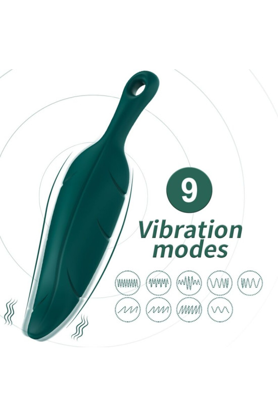 ARMONY - STIMOLATORE E VIBRATORE VERDE FOGLIA