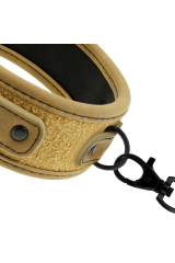 FETISH SUBMISSIVE ORIGIN - COLLANA A CATENA RIVESTITA IN NEOPRENE