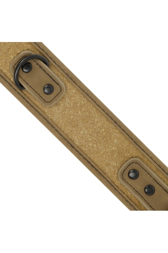 FETISH SUBMISSIVE ORIGIN - COLLANA A CATENA RIVESTITA IN NEOPRENE