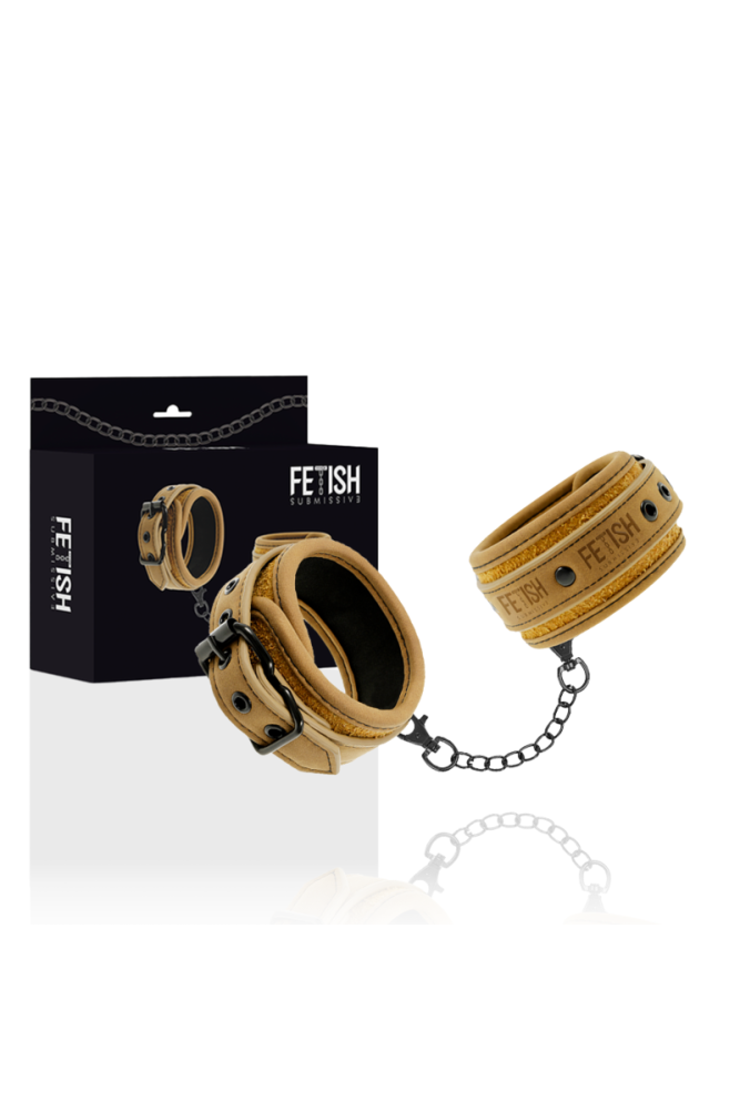 FETISH SUBMISSIVE ORIGIN - MANETTE IN PELLE VEGANA CON FODERA IN NEOPRENE