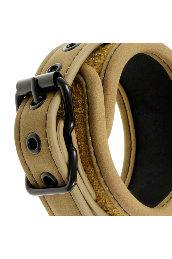 FETISH SUBMISSIVE ORIGIN - MANETTE IN PELLE VEGANA CON FODERA IN NEOPRENE