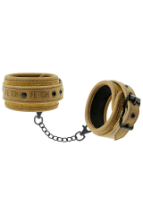 FETISH SOTTOMESSA ORIGINE - FODERA IN NEOPRENE MANICOTTI PER CAVIGLIA IN PELLE VEGANA