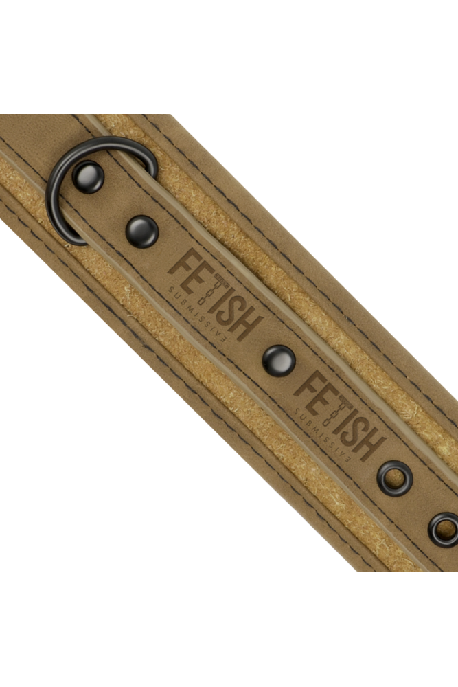 FETISH SOTTOMESSA ORIGINE - FODERA IN NEOPRENE MANICOTTI PER CAVIGLIA IN PELLE VEGANA