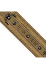 FETISH SOTTOMESSA ORIGINE - FODERA IN NEOPRENE MANICOTTI PER CAVIGLIA IN PELLE VEGANA