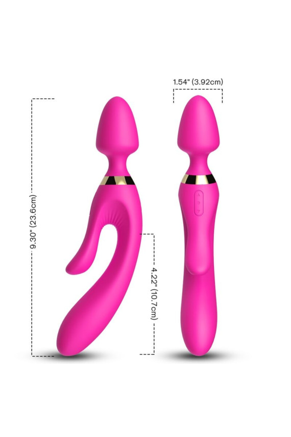 ARMONY - MASSAGGIATORE E VIBRATORE RABBIT FUCSIA