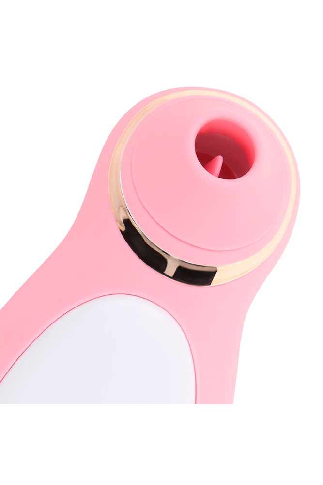 OHMAMA - STIMOLATORE VIBRANTE DEL CLITORIDE CON LINGUA 10 MODALIT