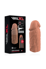 VIRILXL - ESTENSIONE DEL PENE IN SILICONE LIQUIDO V3 MARRONE